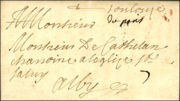 '' De Paris '' (L N° 1) Sur Lettre Avec Texte Daté 1694 Adressée En Franchise à Albi. - TB / SUP. - R. - ....-1700: Précurseurs