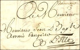 '' D'amiens '' (L N° 1 ) Sur Lettre Avec Texte Daté 1695. - TB / SUP. - ....-1700: Vorläufer