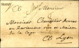 '' Mussy '' (L N°1) Sur Lettre Avec Texte Daté De Molesme Le 13 Décembre 1767. - TB / SUP. - 1701-1800: Precursores XVIII