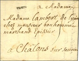 TROYES (L N°2) Sur Lettre Avec Texte Daté. 1723. - TB / SUP. - 1701-1800: Precursori XVIII