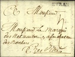 EVRAN (L N° 1) Sur Lettre Avec Texte Daté 1784. - SUP. - R. - 1701-1800: Precursori XVIII