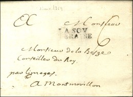 LA SOV / TERAINE (L N° 1) Sur Lettre Avec Texte Daté 1769 (date Améliorée). - TB. - 1701-1800: Vorläufer XVIII