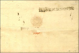 DEBOUR DE BESANÇON (L N° 18, 49 Mm) Sur Lettre Avec Texte Daté 1775 (1ère Date Vue). - TB. - 1701-1800: Precursores XVIII