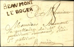 BEAUMONT / LE ROGER (L N° 3) Sur Lettre Avec Texte Daté 1764. - SUP. - RR. - 1701-1800: Precursors XVIII