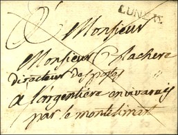 LUNEV. (25 Mm) (L N° 2) Sur Lettre En Franchise Avec Texte Daté Le 5 Février 1761 Pour Le Directeur Des Postes à L'Argen - 1701-1800: Precursors XVIII