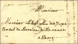 '' Pont Amousson '' (L N° 6) Sur Lettre Avec Texte Daté Du Pont Le 13 Décembre 1721 Pour Nancy. - TB / SUP. - R. - 1701-1800: Precursors XVIII