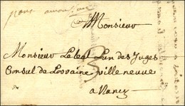 '' Pont Amousson '' (L N° 6) Sur Lettre Avec Texte Daté Du Pont Le 13 Décembre 1721 Pour Nancy. - TB / SUP. - R. - 1701-1800: Precursori XVIII