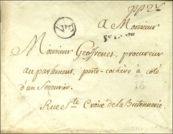 Enveloppe Sans Texte En Port Payé F / 7 + 5e Lvée + Quantième Et Mention Manuscrite '' Pp 2s ''. - TB / SUP. - 1701-1800: Precursores XVIII