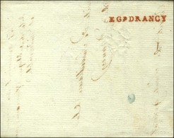 LE Gd DRANCY (R) Sur Lettre Avec Texte Daté 1794. - TB / SUP. - R. - 1701-1800: Precursori XVIII