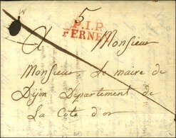 P. 1. P. / FERNEY Rouge 1822. - SUP. - 1801-1848: Precursors XIX