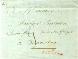 9 / BRIENNE Rouge Sur Lettre Avec Texte Daté De Vallantigny. 1809. - TB / SUP. - 1801-1848: Precursors XIX