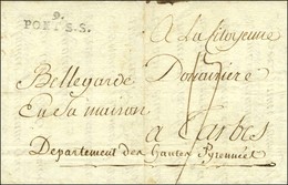 9 / PONT-S-S. Sur Lettre Avec Texte Daté. An 3. - SUP. - 1801-1848: Precursores XIX