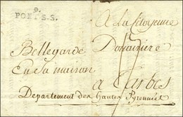 9 / PONT-S-S. Sur Lettre Avec Texte Daté. An 3. - SUP. - 1801-1848: Precursori XIX