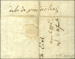 '' Deb De Pontarlier '' Sur Lettre De Hanovre, Au Recto Mention '' Franco Liège ''. 1790. - TB / SUP. - 1801-1848: Precursors XIX