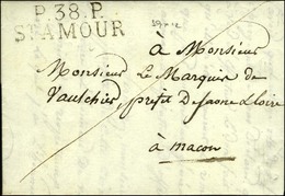 P.38.P. / ST AMOUR Sur Lettre Avec Texte Daté. 1817. - SUP. - 1801-1848: Vorläufer XIX