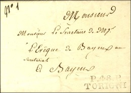 P.48.P. / TORIGNI Sur Lettre Avec Texte Daté. 1821. - SUP. - 1801-1848: Precursori XIX