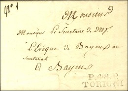 P.48.P. / TORIGNI Sur Lettre Avec Texte Daté. 1821. - SUP. - 1801-1848: Vorläufer XIX