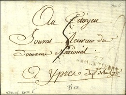 57 / ARMENTIERES (33 X 8). An 6. - TB. - 1801-1848: Vorläufer XIX