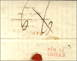 DEB. 61 / ARRAS Rouge Sur Lettre Avec Texte Daté. 1812. - SUP. - 1801-1848: Vorläufer XIX