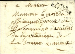 P.61.P. / BAPAUME Sur Lettre Avec Texte Daté. 1823. - TB / SUP. - 1801-1848: Precursors XIX