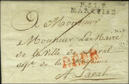 P.61.P. / MARQUISE Sur Lettre Avec Texte Daté. 1804. - TB / SUP. - 1801-1848: Precursores XIX