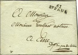 61 / ST PAUL Sur Lettre Avec Texte Daté. 1792. - SUP. - 1801-1848: Precursores XIX