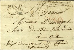 P.61.P. / ST POL Sur Lettre Avec Texte Daté. 1816. - SUP. - 1801-1848: Precursores XIX