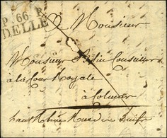 P.66.P. / DELLE Sur Lettre Avec Texte Daté. 1819. - TB / SUP. - 1801-1848: Precursori XIX