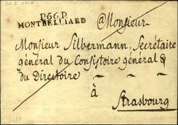 P.66.P. / MONTBELLIARD Sur Lettre Avec Texte Daté Du 31 Août 1807. - SUP. - R. - 1801-1848: Precursores XIX