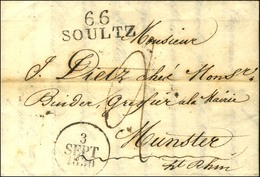 66 / SOULTZ Sur Lettre Avec Texte Daté. 1830. - TB / SUP. - 1801-1848: Precursores XIX