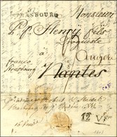 Lettre Avec Texte Daté De Nuremberg Le 21 Septembre 1803 Acheminée Jusqu'à Strasbourg Pour Nantes. Au Recto, 67 / STRASB - 1801-1848: Precursores XIX