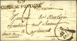 69 / COMBEAU-FONTAINE Sur Lettre Avec Texte Daté. 1828. - SUP. - 1801-1848: Precursores XIX