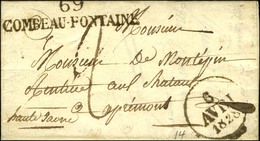 69 / COMBEAU-FONTAINE Sur Lettre Avec Texte Daté. 1828. - SUP. - 1801-1848: Vorläufer XIX