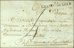 71 / CHAteau DU LOIR Sur Lettre Avec Texte Daté. 1794. - SUP. - 1801-1848: Precursors XIX