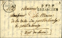 P.72.P. / LUZARCHES Sur Lettre Avec Texte Daté. 1828. - SUP. - 1801-1848: Precursors XIX