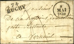 74 / BUCHY Sur Lettre Avec Texte Daté. 1830. - TB / SUP. - 1801-1848: Precursors XIX