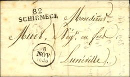 82 / SCHIRMECK Sur Lettre Avec Texte Daté. 1830. - TB / SUP. - 1801-1848: Precursors XIX