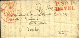 P.30.P. / REVEL Rouge Càd T 12 REVEL (30). 1830. - SUP. - R. - 1801-1848: Vorläufer XIX