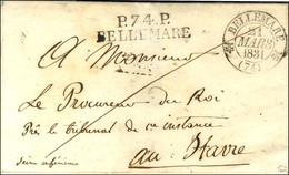 P.74.P. / BELLEMARE Càd T 12 BELLEMARE (74). 1831. - SUP. - R. - 1801-1848: Precursores XIX