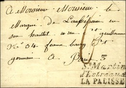 Cursive 3 / St Martin / D'Estreaux / LA PALISSE. 1825. - TB / SUP. - 1801-1848: Precursors XIX