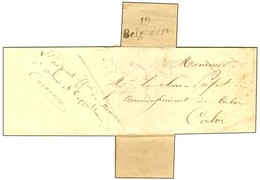 Cursive 19 / Belgodère Avec Cachet Orné De Mairie. - TB. - 1801-1848: Precursors XIX