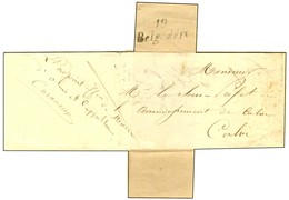 Cursive 19 / Belgodère Avec Cachet Orné De Mairie. - TB. - 1801-1848: Vorläufer XIX