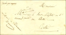 19 / Prunelli / Di-Fiumorbo Sur Lettre Non Datée Adressée En Franchise à Corte. - SUP. - 1801-1848: Precursori XIX