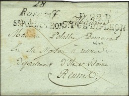 28 / Roscoff / ST POL DE LEON + P. 28. P. / ST POL DE LEON Sur Lettre Avec Texte Daté Laber. 1821. - TB / SUP. - R. - 1801-1848: Precursores XIX