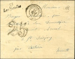 33 / Les Matelles Càd T 15 MONTPELLIER (33) Taxe 25 DT. 1853. - TB / SUP. - R. - 1801-1848: Precursores XIX