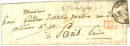 Cursive 36 / St Christophe + P.P. Rouge. 1842. - SUP. - 1801-1848: Precursores XIX