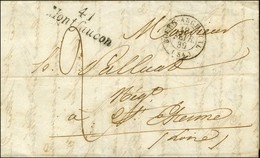 Cursive 41 / Montfaucon (33 Mm) Càd T 15 BOURG-ARGENTAL (84). 1839. - SUP. - R. - 1801-1848: Precursors XIX