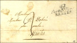 42 / Port-St Père / NANTES Sur Lettre Avec Texte Daté De Granville Le 19 Décembre 1824 Pour Nantes. - TB / SUP. - 1801-1848: Precursors XIX