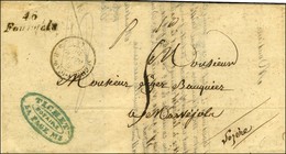 Cursive 46 / Fournels Sur Lettre Pour Marvejols. 1850. - TB. - 1801-1848: Precursores XIX