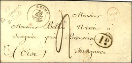 Cursive 49 / Beaumont / S-Vesle + B. Rur. L (Verzy) Sur Lettre Pour Savignies. 1846. - TB. - R. - 1801-1848: Precursores XIX